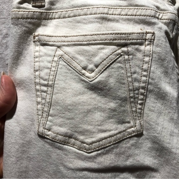 Marc Jacobs off white denim flare leg stretch white jean size 2 - Picture 6 of 9
